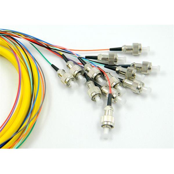 FC UPC Single Mode Fiber Jumpers Yellow Color 50dB Return Loss Custom Length