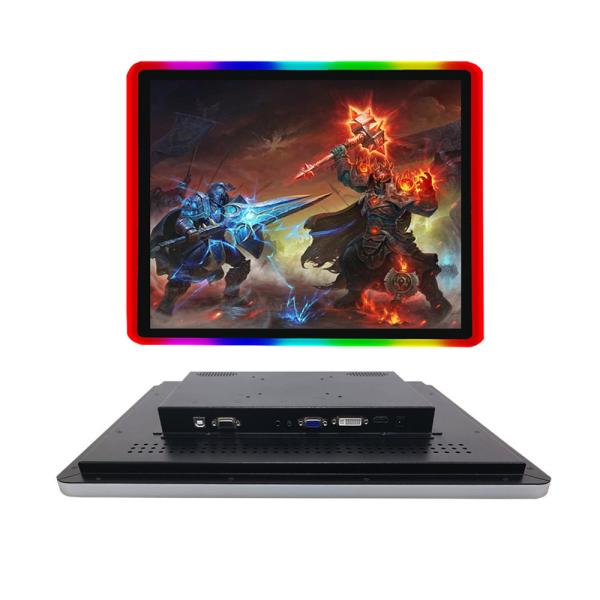178/178 ° Viewing Angle 19 Inch Gaming Touch Monitor with USB/RS232 Connector