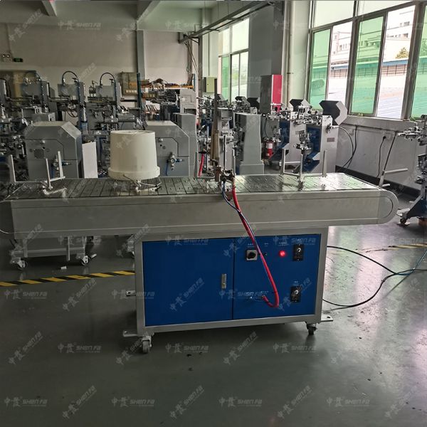 Semi-Automatic Screen Printing Machine with 220V Power and 1030x400mm Printing Size for Plastic Containers