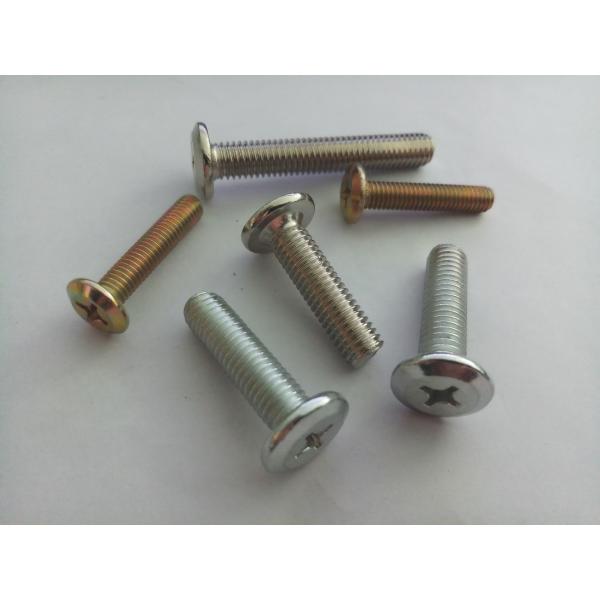 M6 M8 Flat Head Furniture Screw Bolts Customized Size For Joint Connect