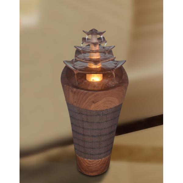 Oval Bucket Backyard Water Fountain