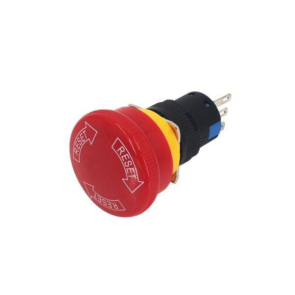 Directly supplied 16mm emergency stop button switch, large head emergency stop button, dedicated for charging piles