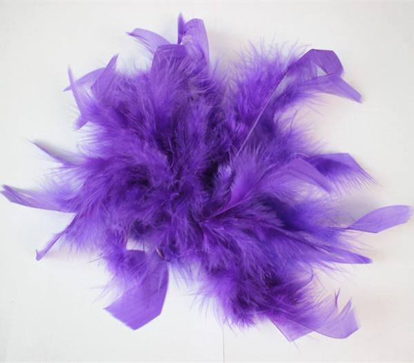 Stage Performance Dance Wear Accessories Lovely Purple Feather Headpiece