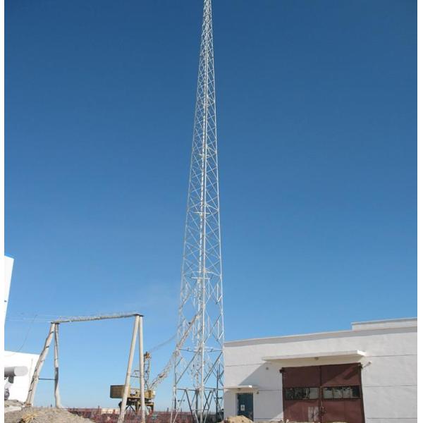 Q345 Steel Tube Grounding Towers For Lightning Protection