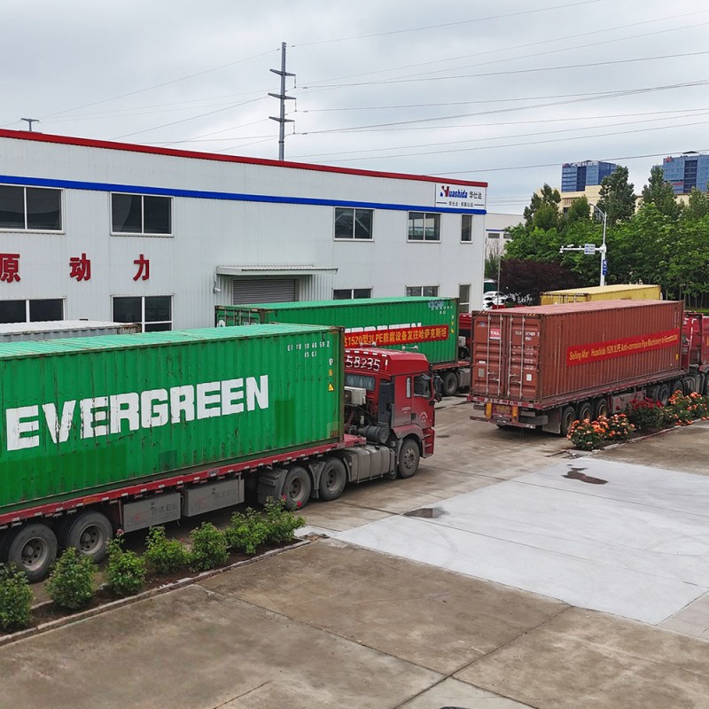 PUR Foam Spraying Preinsulated Steel Pipe Production Line for District Heating