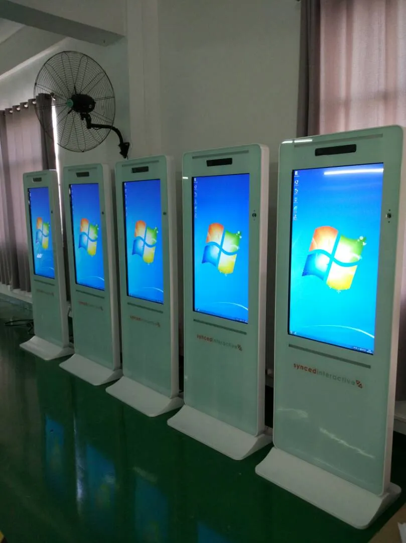 55inch Double Sided Touch Screen Kiosk with 1920x1080 Resolution
