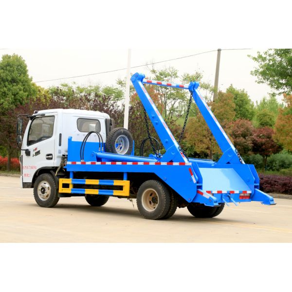 Swing Arm Waste Collection Truck With 4-Cubic Meter Garbage Container