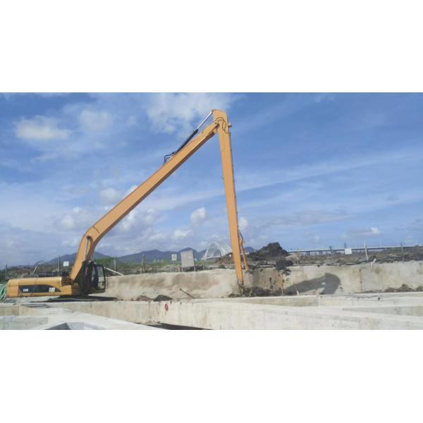 Excavator extension arm and port dredging designed for river dredging