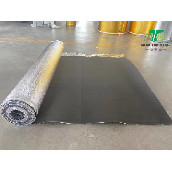 100 sq.ft. Rubber Acoustic Floor Underlayment 3mm With Silver Film