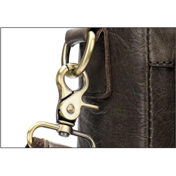 Leather Laptop Briefcase For Men Or Women Office School Bag BRB04