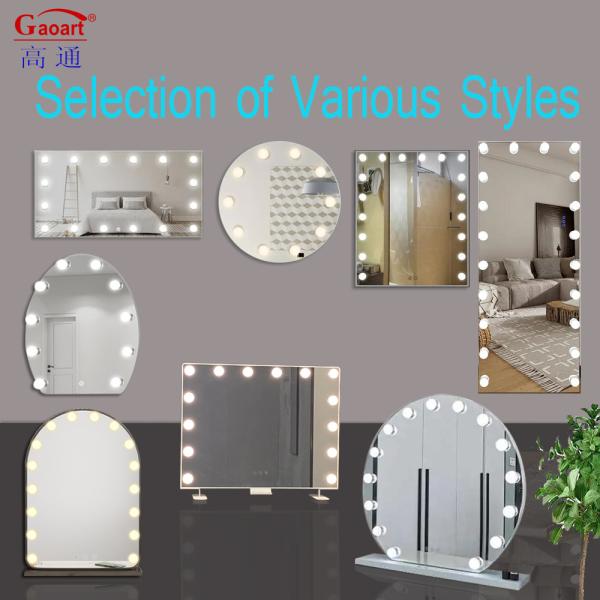 Popular Design Maquiagem Vanity Led Custom Big Iluminação Casa Decoração Com Espelho lâmpada