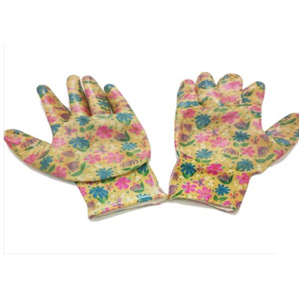 Pretty Ladies Gauntlet Gardening Gloves Corrosion Resistance Knitted Wrist