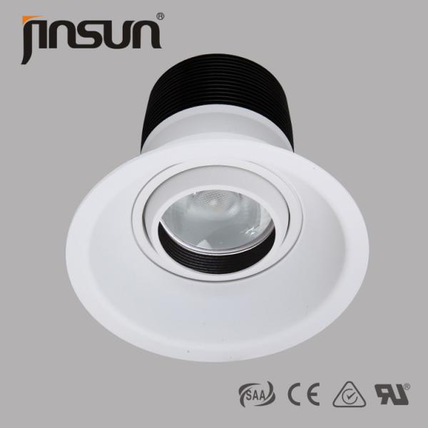no dazzle COB LED downlight lens hight power 40w with good heat dissipation radiator