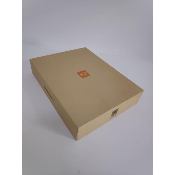 Customized rigid cardboard logo gold foiled packaging box with special designed innertray for router