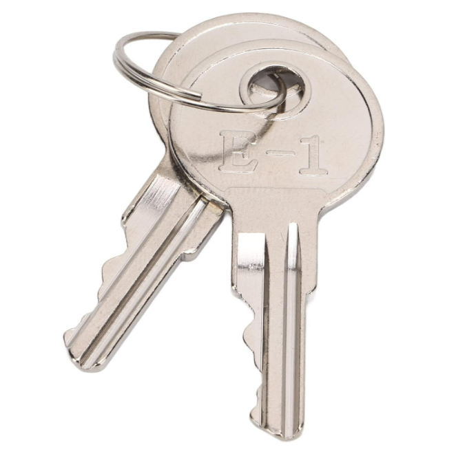 EZGO Golf Cart Ignition Keys OEM 17063-G1 - 2 Durable Spare Keys Included