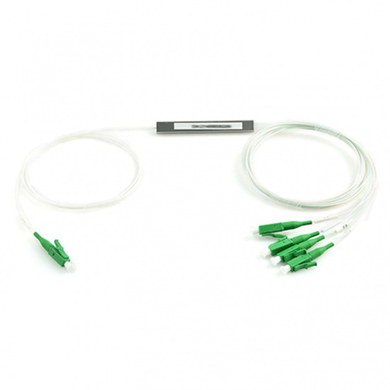 1×4 Single Mode Blockless PLC Splitter Fiber Optic Coupler for FTTH and Optical Communication