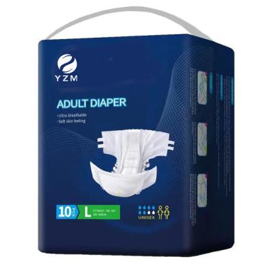 Disposable Adult Diaper Briefs Latex Free Ultra Absorbent Protection with Wetness Indicator for Men and Women