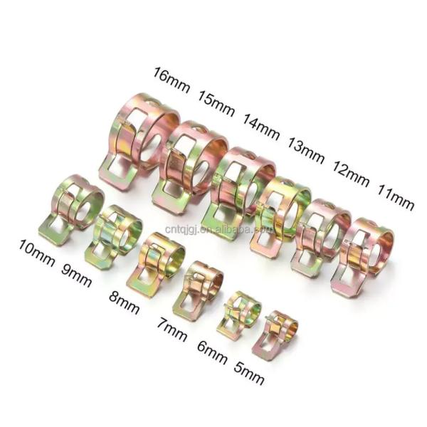 6-15mm Heavy Duty Clamp Spring Band Type Fuel Vacuum Hose Silicone Pipe Tube Clip Zinc Plated Clamps for Heavy Industry