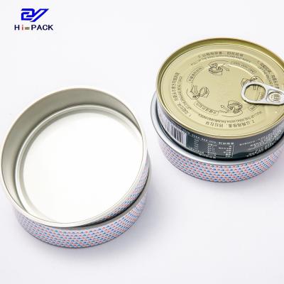 150 gm 200 gm latas vazias de atum Dia 99 mm Pequenos recipientes redondos de metal