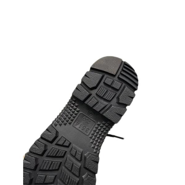 Heat Resistant Military Leather Boots Rubber Outsole Quick Rebound High Elasticity