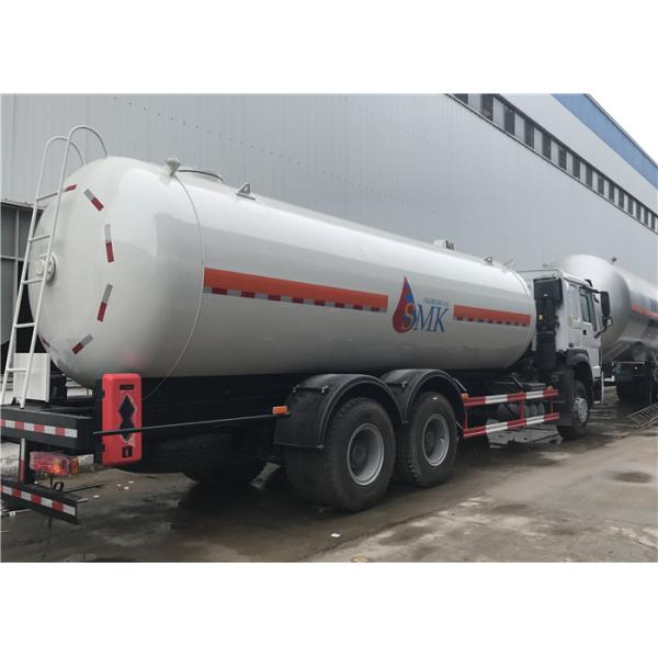 20M3 20000L Bobtail Tanker Truck , HOWO 6x4 10 Wheeler LPG Tanker Truck