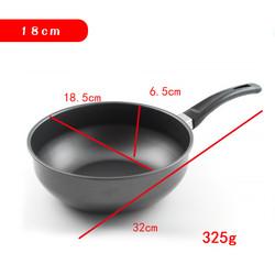 Black Mini Kitchen Sauce Pans Iron Non Stick  With Bakelite Handle