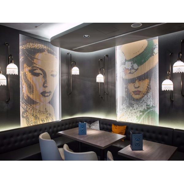 Огнеупорный занавес сетки металла, 0.8-2.0mm сплетенный занавес провода для пред