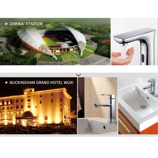 ARROW Brand Single Hole Mount Sensor Faucet with Ceramic Valve Core and Infrared Sense Technology