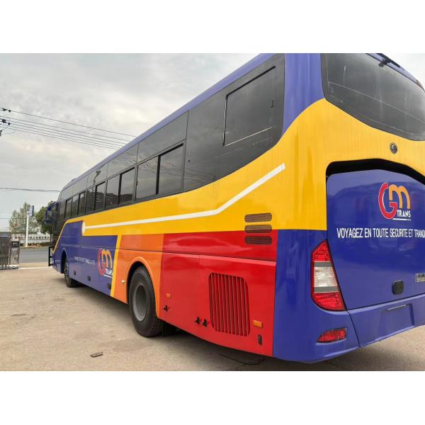 72 Seats Left Hand Drive Passenger Bus with Euro 4 Emission Standard Engine Capacity 8L