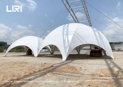 8m Aluminum Crossover Outdoor Hexagonal Dome Frame Tents For Trade Show