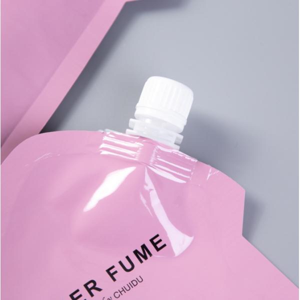 1000ml Color Printing Beverage Self Suction Nozzle Packaging Bag With Spout