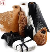 Papel do favo de mel de 30CM*100M White Black Brown que envolve o rolo que amortece a almofada