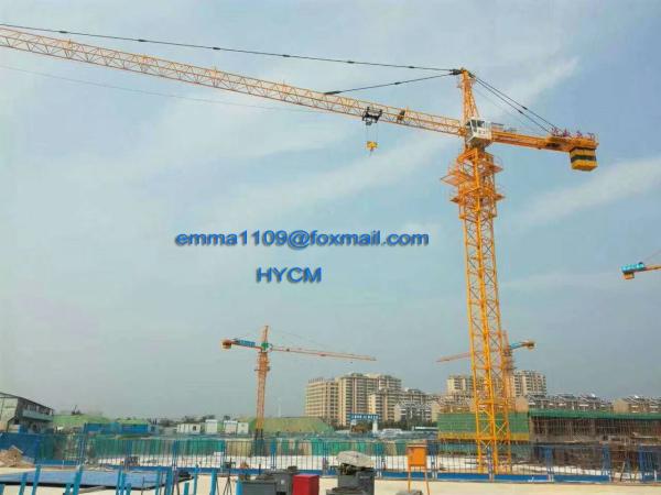 8 toneladas TC6013 grúas de cabeza de martillo 60m brazo de trabajo L46A mástil con LMI