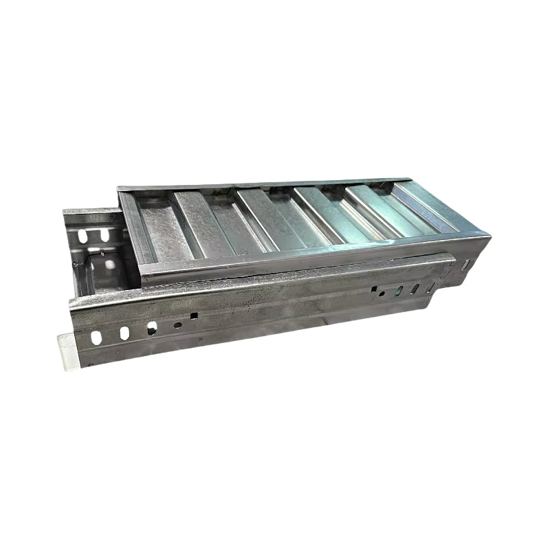 Solar PV Corrugated Steel Cable Ladder Tray UV Resistant Reinforced Galvanized Support