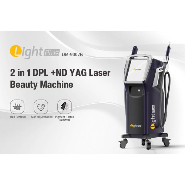 2 en 1 OPT SHR IPL YAG Laser épilation du pigment rajeunissement de la peau épilation de la machine de beauté