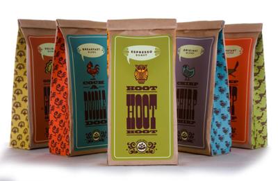 Flat Bottom Stand Up Zip Lock Valve Natural Kraft Paper 500g Coffee Bag