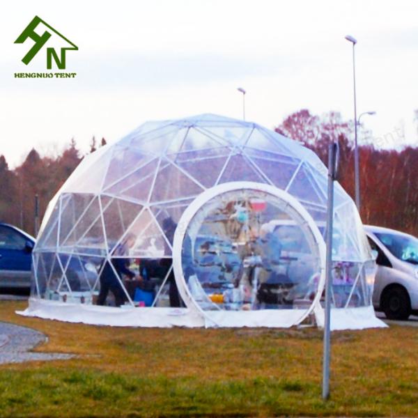 Mini PVC Geodesic Expo Dome Tent Round Clrar Roof Garend Igloo