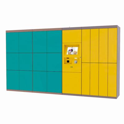 High Safety 22 Inch Smart Parcel Lockers Bill Card Payment