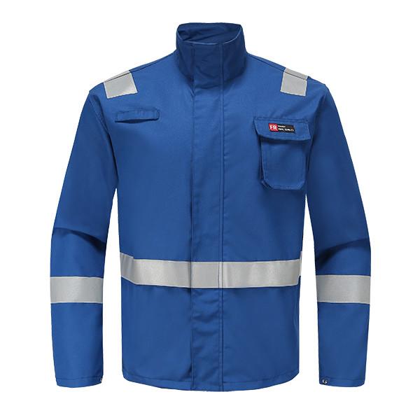 Inherent FR Aramid Anti Statics Protective Clothing , 200gsm Flame Resistant Jumpsuit