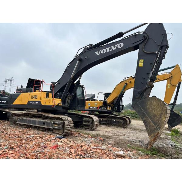 Second-hand Volvo Ec480 Crawler Excavator Used Volvo 480 Used Excavator With Good Condition