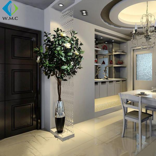 Home Decor Artificial Plastic Leaves , Magnolia Flower Tree Customized Design