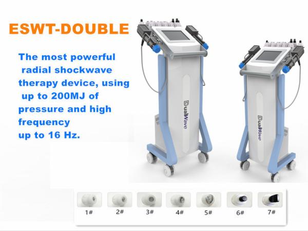 Double Chanle ESWT Therapy Machine  Shockwave for Ed treament Erectile Dysfunction