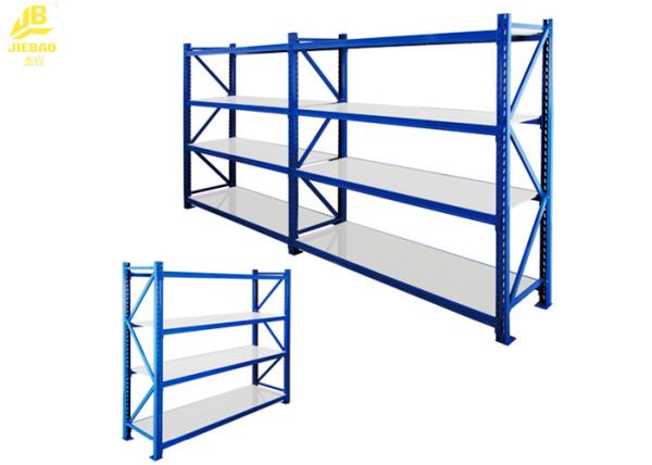 70*63*1.5mm Beam Heavy Duty Metal Racks Q235 Steel Materials Customers Size