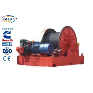 Slow Speed Power Line Stringing Equipment Electronic Control Large Tonnage Winch