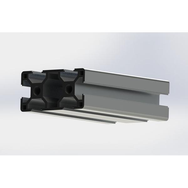 60 * 30 Sliver Anodized T Slot Aluminum Profile With Two 6.8mm Holes