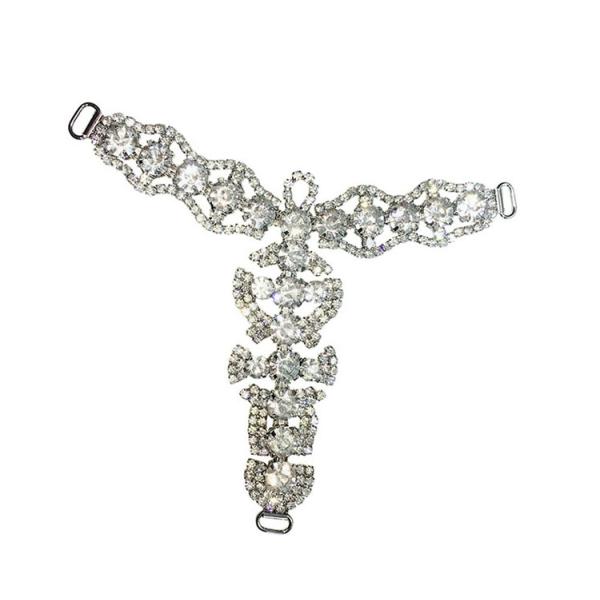 New Style T Shape Metal Shoe Buckles 10.4cm*9.0cm For Women Shoes