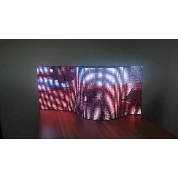 Arrendamento interno/exterior/fixou a parede video conduzida P4 flexível da tela do diodo emissor de luz