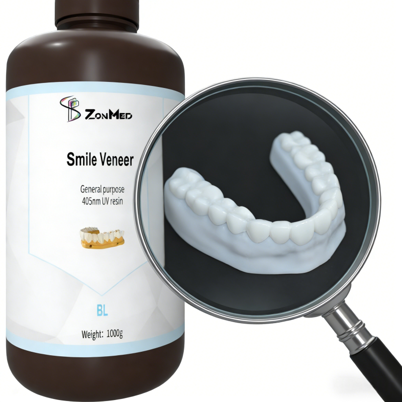 Multiple Shades Smile Veneers Featuring Water Absorption Rate from 0.45 to 0.58 Percent and Natural Tooth Feel for Performance