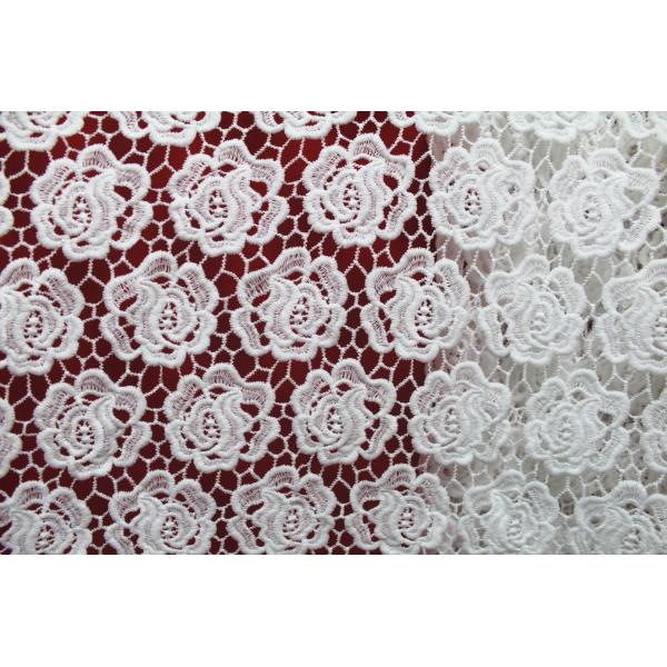 Garment Accessories Chemical Lace Fabric  Water Soluble lace fabric in Different  Color