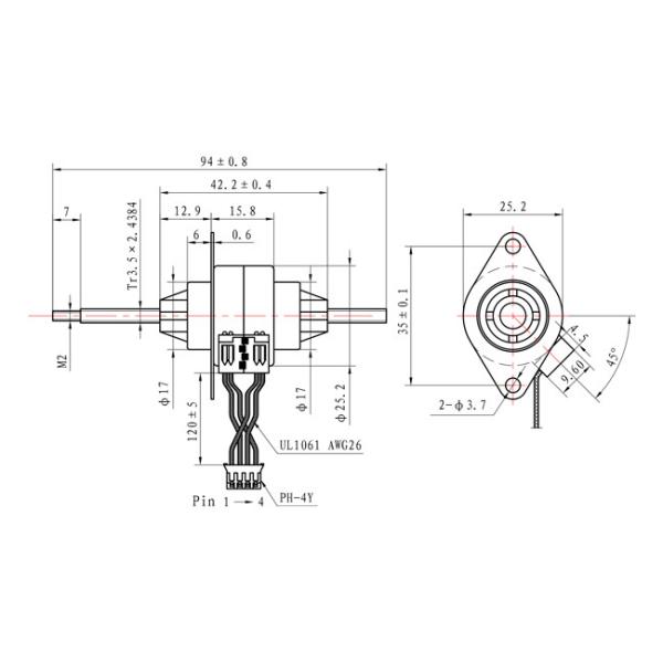 CE 12V ROCH тела 180g.Cm Stepper мотора 29mm постоянного магнита NEMA 10